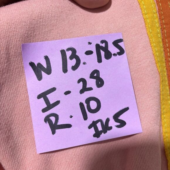 AVIATOR NATION 5 Stripe Sweatpants Womens Sz XS Pink Pull-On Athleisure Flawed - Picture 11 of 11